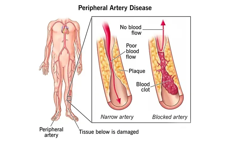 Peripheral Artery Disease Symptoms Causes and Treatment